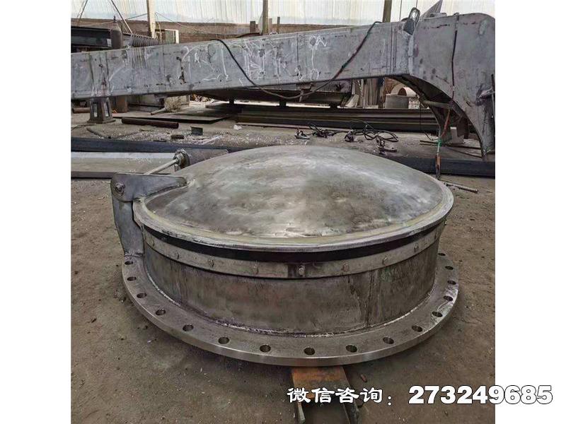 岳塘不锈钢法兰拍门